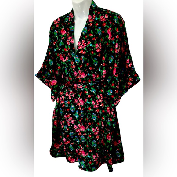 Vintage Frederick’s of Hollywood Silky Robe SZ M - Picture 1 of 3